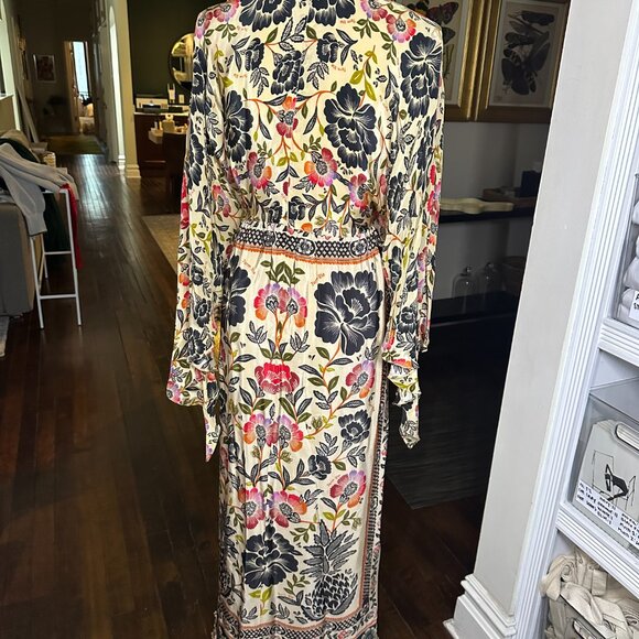 Farm Rio Long Sleeve Maxi Dress - Picture 4 of 8